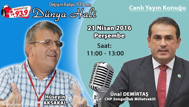 MİLLETVEKİLİ DEMİRTAŞ DEĞİŞİM RADYO'DA...