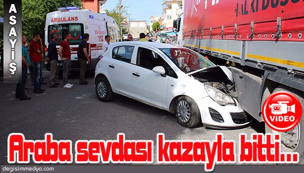 GENÇLERİN GEZME HEVESİ KAZA İLE BİTTİ...