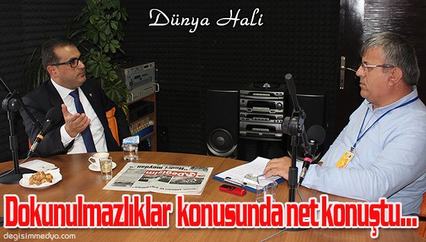 DEMİRTAŞ DOKUNULMAZLIKLAR KONUSUNDA NET KONUŞTU