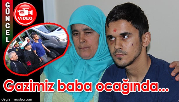 HANİ'DE GAZİ OLAN HAMZA MUTLU BABA OCAĞINDA...