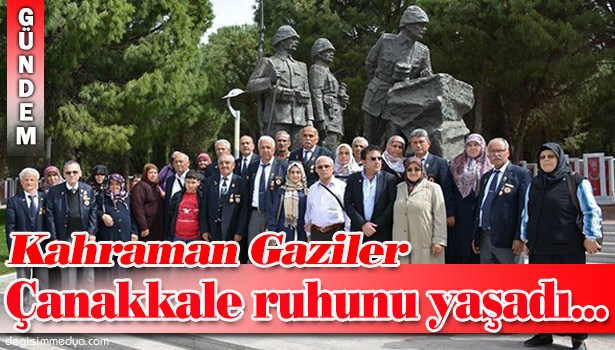 GAZİLER ÇANAKKALE RUHUNU YAŞADI...
