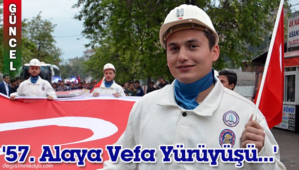 ZONGULDAK'TA '57. ALAYA VEFA YÜRÜYÜŞÜ'