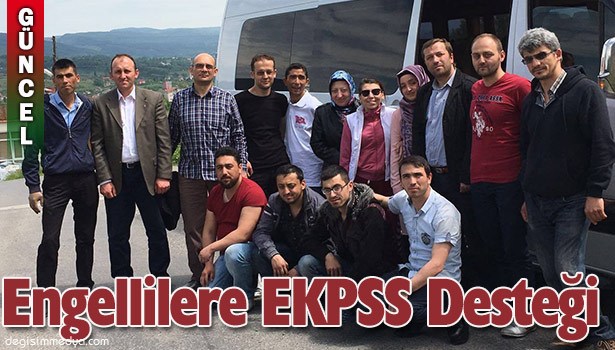 ENGELLİLERE EKPSS DESTEĞİ...