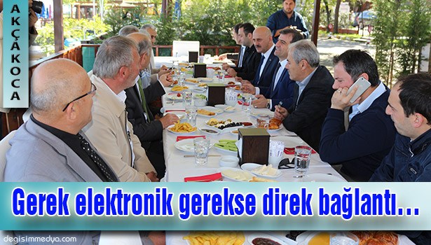 YEMENİCİ, MAHALLE MUHTARLARIYLA BİR ARAYA GELDİ