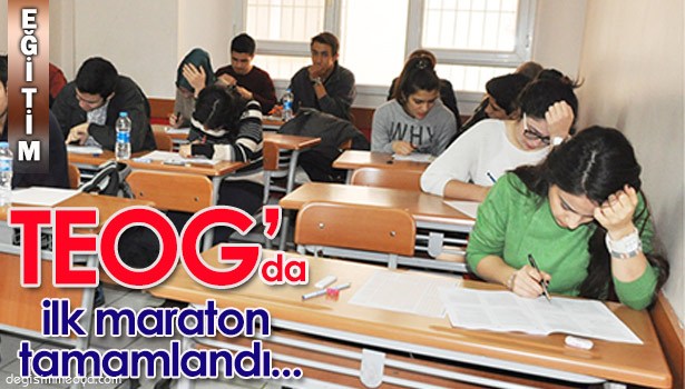 TEOG MARATONUNUN İLK GÜNÜ SONA ERDİ