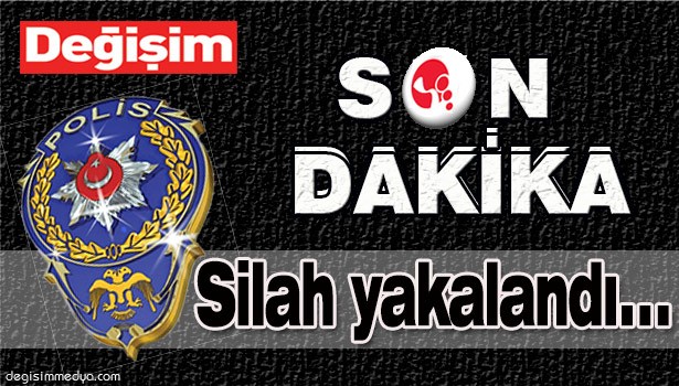 POLİS EKİPLERİ SİLAH ELE GEÇİRDİ...