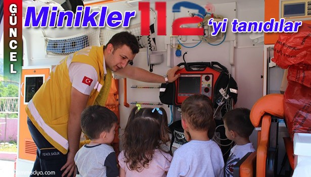 MİNİK ÖĞRENCİLERE 112 TANITILDI