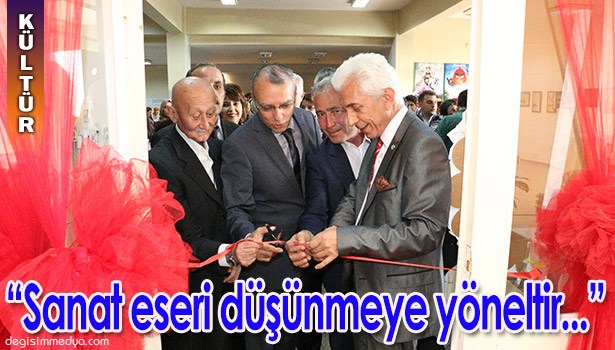 EREĞLİ EĞİTİM FAKÜLTESİ YIL SONU RESİM SERGİSİ AÇILDI...