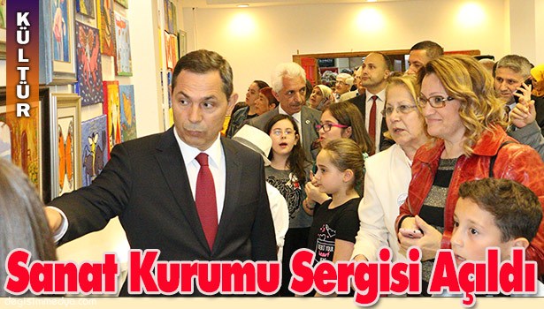 SANAT KURUMU SERGİSİ AÇILDI