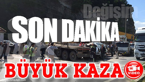 TERSANELER BÖLGESİNDE BÜYÜK KAZA