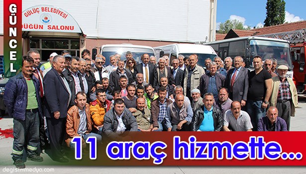 GÜLÜÇ'E YENİ ARAÇLAR HİZNNETTE...