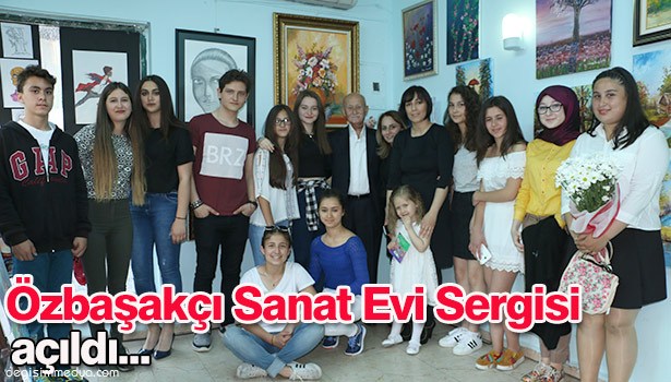 ÖZBAŞAKÇI SANAT EVİ KURSİYERLERİ HÜNERLERİNİ SERGİLEDİ...