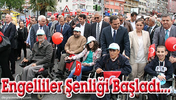 ENGELLİLER ŞENLİĞİ BAŞLADI