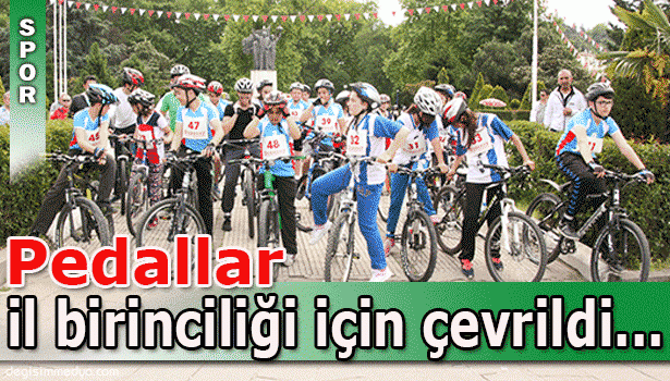 PEDALLAR İL BİRİNCİLİĞİ İÇİN ÇEVRİLDİ