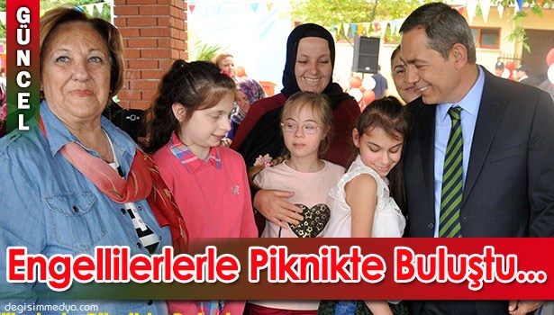 BAŞKAN UYSAL, ENGELLİLERLERLE PİKNİKTE BULUŞTU