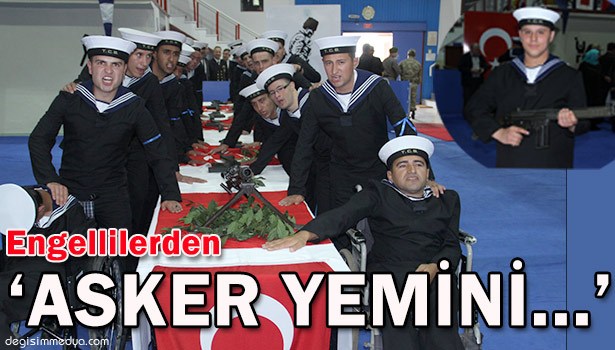 ENGELLİLER DAVUL ZURNA İLE ASKERE UĞURLANDI