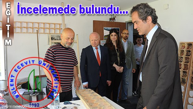 REKTÖR ÖZER, GÜZEL SANATLAR FAKÜLTESİ'NDE İNCELEMELERDE BULUNDU