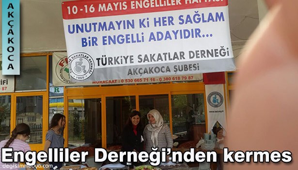 ENGELLİLER DERNEĞİ'NDEN KERMES...