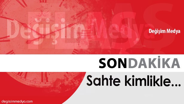 SAHTE KİMLİKLE CEP TELEFONU ALIRKEN YAKALANDILAR