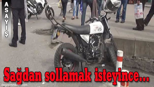 OTOMOBİLİ SAĞDAN SOLLAMAK İSTEYİNCE!...