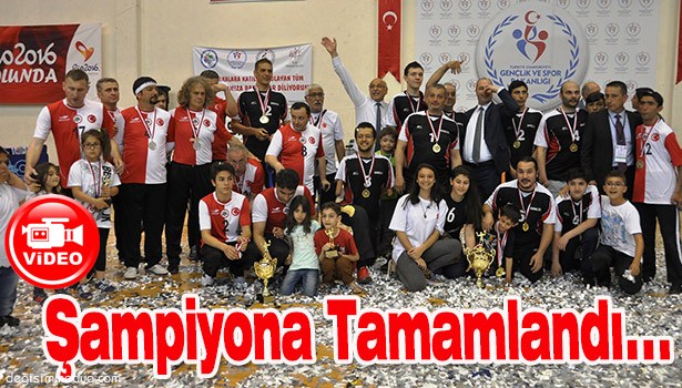 VOLEYBOL ŞAMPİYONASI SONA ERDİ...