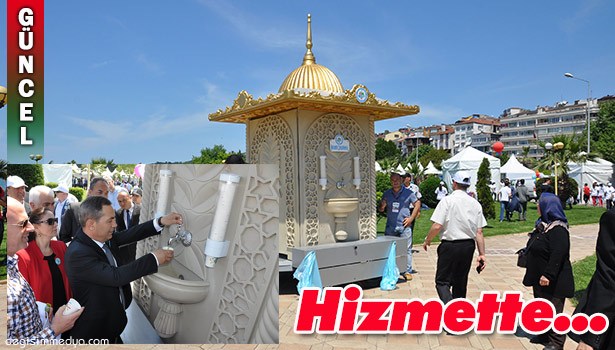 İKRAM ÇEŞMESİ HİZMETE GİRDİ..