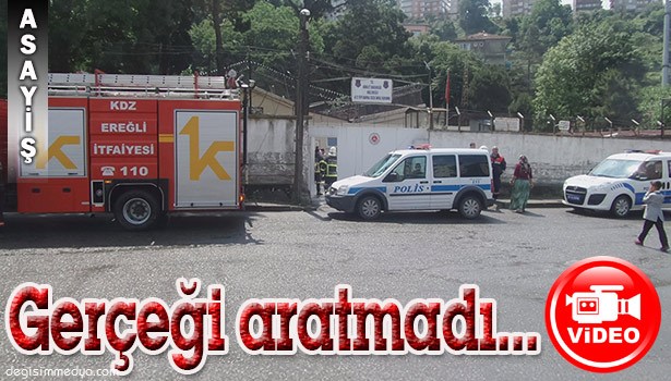 BIÇAKLI YARALAMA, YANGIN İHBARI EKİPLERİ HAREKETE GEÇİRDİ...