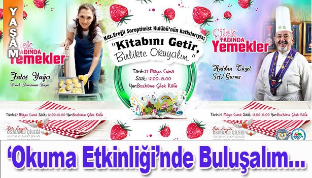 SOROPTİMİSTLERDEN OKUMA ETKİNLİĞİ'NDE BULUŞALIM...
