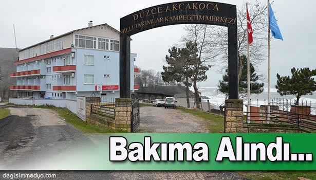 MİLLİ TAKIMLAR KAMP EĞİTİM MERKEZİ BAKIMA ALINDI