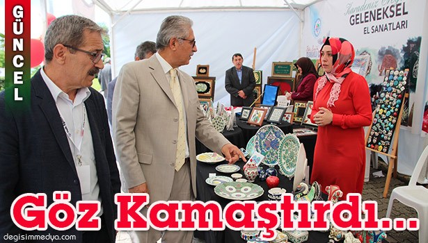 KAŞİ SERAMİK STANDINA BÜYÜK İLGİ...