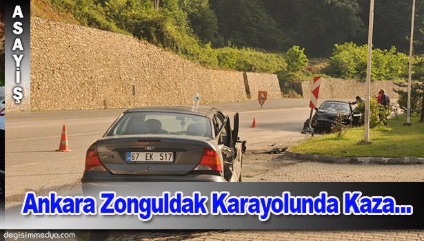 TRAFİK KAZASI: 4 YARALI