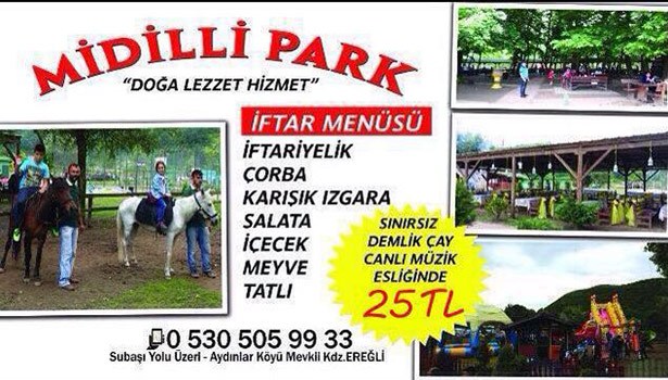 MİDİLLİ PARK'TA İFTAR KEYFİ...