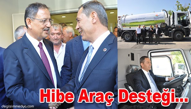 BAKANLIKTAN EREĞLİ BELEDİYESİNE Hibe Araç..