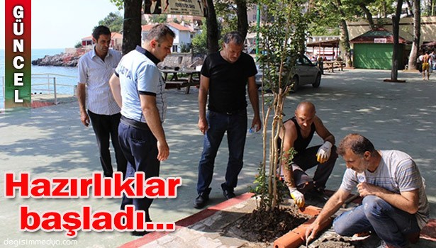 KAPUZ PLAJINDA HAZIRLIKLAR TAMAMLANDI