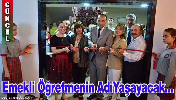 EMEKLİ ÖĞRETMENİN ADI KONFERANS SALONUNDA YAŞAYACAK...