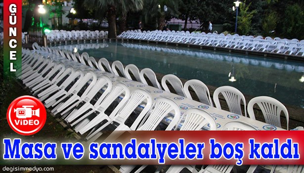 İFTARA YAĞMUR ENGELİ...