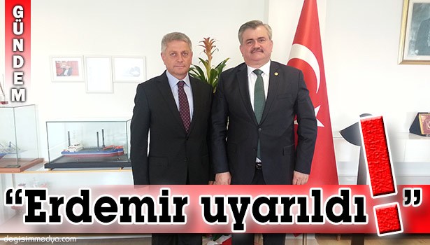 ÇATUROĞLU TERSANELER VE KIYI YAPILARI GENEL MÜDÜRÜ DENİZ'İ ZİYARET ETTİ