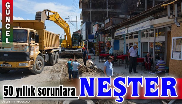 50 YILDIR EL SÜRÜLMEYEN ALTYAPI DEĞİŞTİRİLİYOR