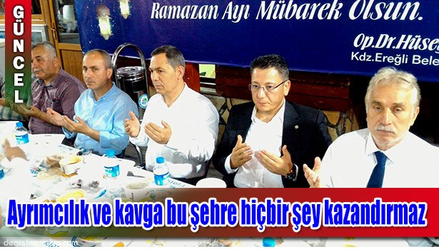 BAŞKAN UYSAL, İFTARDA ODA BAŞKANLARINI VE STK'LARI AĞIRLADI