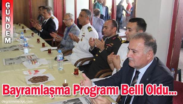 BAYRAMLAŞMA PROGRAMI BELLİ OLDU