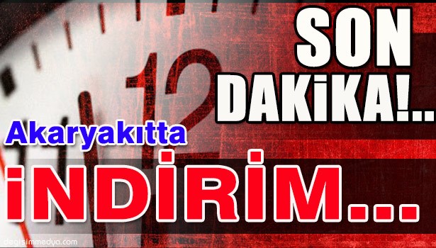 AKARYAKITTA İNDİRİM