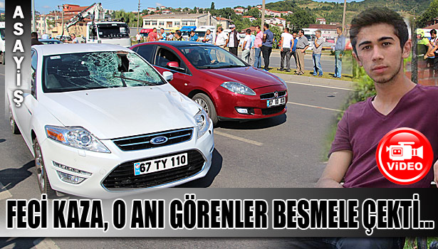 FECİ KAZA, KOLU VE BACAĞI KOPTU...