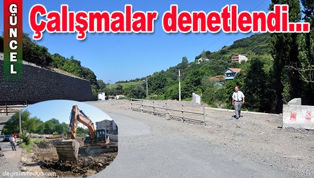 EREĞLİ BELEDİYESİ ÇALIŞMALARI DENETLEDİ...