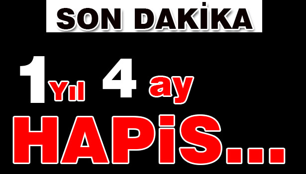 CHP binasını taşlayan sanığa 1 yıl 4 ay hapis