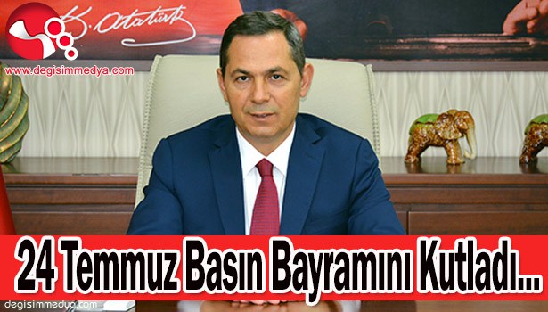 BAŞKAN UYSAL, 24 TEMMUZ BASIN BAYRAMINI KUTLADI...