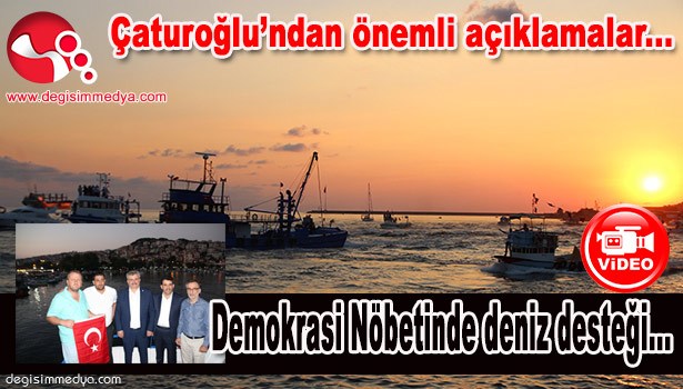 ÇATUROĞLU'NDAN ÖNEMLİ AÇIKLAMALAR...