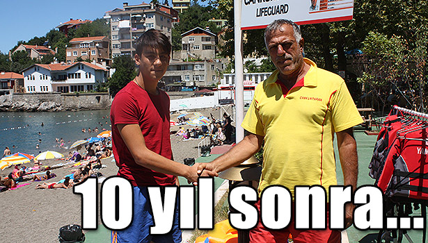 YILLAR SONRA CANKURTARANINI BULUP TEŞEKKÜR ETTİ