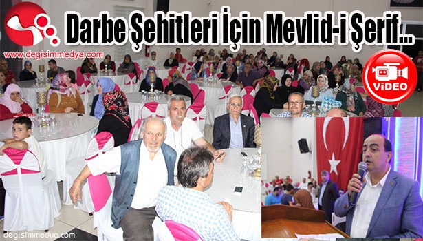 GÜLÜÇ BELEDİYESİ DARBE ŞEHİTLERİ İÇİN MEVLİDİ-İ ŞERİF PROGRAMI DÜZENLEDİ