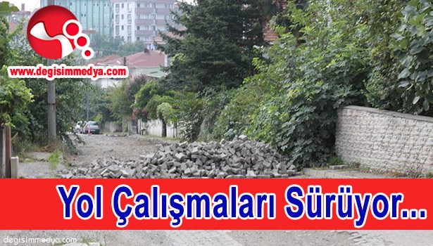 YOL ÇALIŞMALARI SÜRÜYOR...