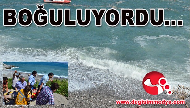 GENÇ AVUKAT DENİZDE BOĞULMA TEHLİKESİ GEÇİRDİ...